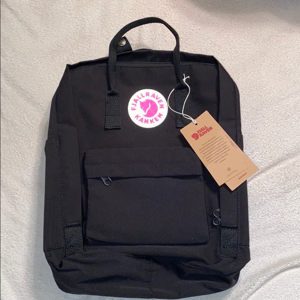 NWT Black Kanken Bag